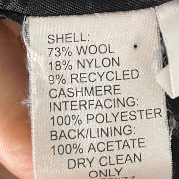 Vintage Wool Cashmere Button Down Long Longline Vest Black Plus Size Mens 2XT - Picture 7 of 7